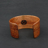 Wooden Bracelet Tasmanian Birdseye Blackwood Made in Melbourne Australia- Cuff