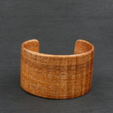 Tasmanian Fiddleback Blackwood Bangle, Wooden Bentwood Bracelet, Oiled Matt Finish - Made in Melbourne-Australia