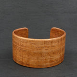 Tasmanian Fiddleback Blackwood Bangle, Wooden Bentwood Bracelet, Oiled Matt Finish - Made in Melbourne-Australia