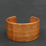 Tasmanian Fiddleback Blackwood Bangle, Wooden Bentwood Bracelet, Oiled Matt Finish - Made in Melbourne-Australia