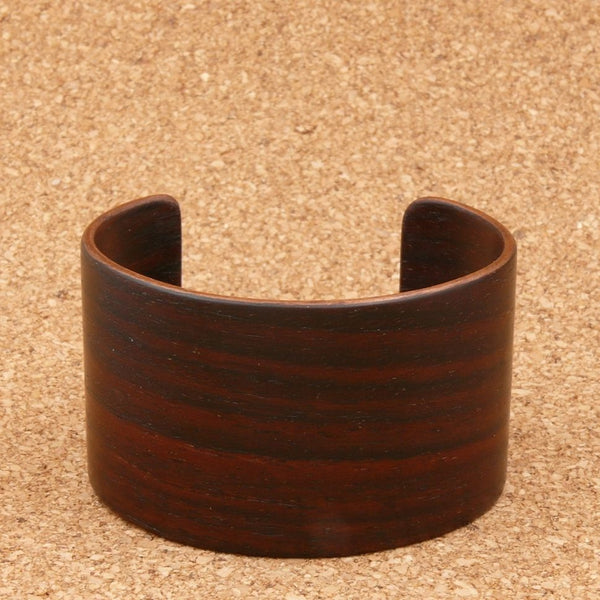 Indian Rosewood Bangle, Wooden Bentwood Bracelet-Cuff Made in Melbourne, Australia