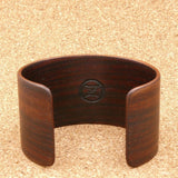 Indian Rosewood Bangle, Wooden Bentwood Bracelet-Cuff Made in Melbourne, Australia