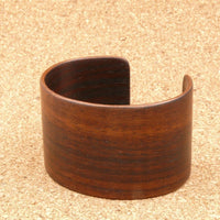 Indian Rosewood Bangle, Wooden Bentwood Bracelet-Cuff Made in Melbourne, Australia