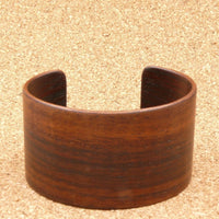 Indian Rosewood Bangle, Wooden Bentwood Bracelet-Cuff Made in Melbourne, Australia