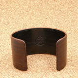 Indian Rosewood Bangle, Wooden Bentwood Bracelet-Cuff Made in Melbourne, Australia