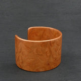 American Myrtle Bangle, Wooden Bentwood Bracelet, Cuff Glossy Lacquer Finish-Made in Melbourne- Australia