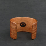 Wooden Bracelet Tasmanian Birdseye Blackwood Cuff- Made in Melbourne Australia