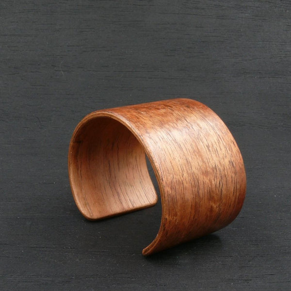 Wooden Bracelet Tasmanian Birdseye Blackwood Cuff- Made in Melbourne Australia