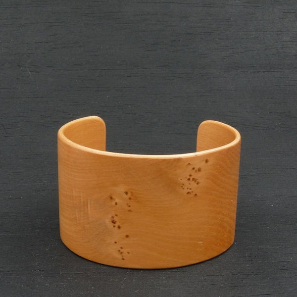 Wooden Bracelet-Tasmanian Birdseye Huon Pine Cuff-Made in Melbourne-Australia