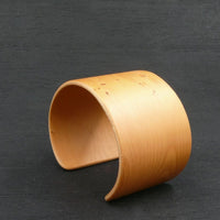 Wooden Bracelet-Tasmanian Birdseye Huon Pine Cuff-Made in Melbourne-Australia