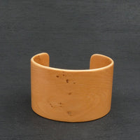 Wooden Bracelet-Tasmanian Birdseye Huon Pine Cuff-Made in Melbourne-Australia