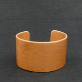 Wooden Bracelet-Tasmanian Birdseye Huon Pine Cuff-Made in Melbourne-Australia