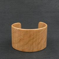 Fiddleback Oak Bangle, Wooden Bentwood Bracelet - Cuff Made in Melbourne- Australia