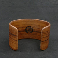 Teak Wooden Bracelet - Made in Melbourne Australia Cuff