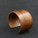 Teak Wooden Bracelet - Made in Melbourne Australia Cuff