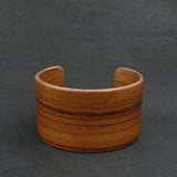 Teak Wooden Bracelet - Made in Melbourne Australia Cuff