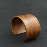 Teak Wooden Bracelet - Made in Melbourne Australia Cuff