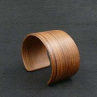 Teak Wooden Bracelet - Made in Melbourne Australia Cuff