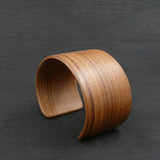 Teak Wooden Bracelet - Made in Melbourne Australia Cuff