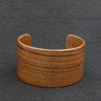 Teak Wooden Bracelet - Made in Melbourne Australia Cuff