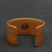 Teak Wooden Bracelet - Made in Melbourne Australia Cuff