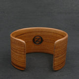 Teak Wooden Bracelet - Made in Melbourne Australia Cuff