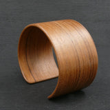 Teak Wooden Bracelet - Made in Melbourne Australia Cuff