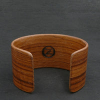 Teak Wooden Bracelet - Made in Melbourne Australia Cuff