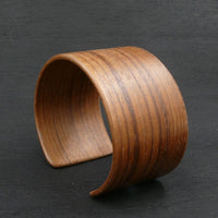 Teak Wooden Bracelet - Made in Melbourne Australia Cuff