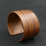 Teak Wooden Bracelet - Made in Melbourne Australia Cuff