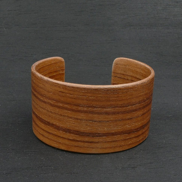 Teak Wooden Bracelet - Made in Melbourne Australia Cuff