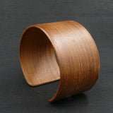 Teak Wooden Bracelet - Made in Melbourne Australia Cuff