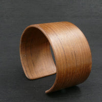 Teak Wooden Bracelet - Made in Melbourne Australia Cuff