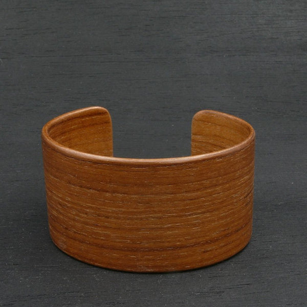 Teak Wooden Bracelet - Made in Melbourne Australia Cuff