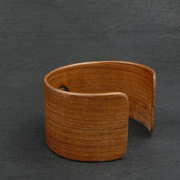 Teak Wooden Bracelet - Made in Melbourne Australia Cuff