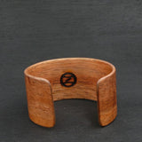 Tasmanian Birdseye Blackwood Bangle, Wooden Bentwood Bracelet - Cuff Made in Melbourne- Australia