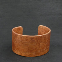 Tasmanian Birdseye Blackwood Bangle, Wooden Bentwood Bracelet - Cuff Made in Melbourne- Australia