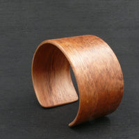 Tasmanian Birdseye Blackwood Bangle, Wooden Bentwood Bracelet - Cuff Made in Melbourne- Australia