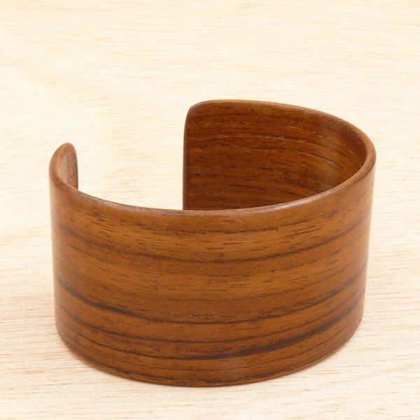 Wooden Bracelet Teak Made in Melbourne Australia Cuff