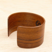 Wooden Bracelet Teak Made in Melbourne Australia Cuff