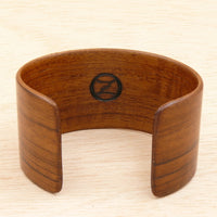 Wooden Bracelet Teak Made in Melbourne Australia Cuff