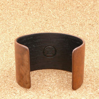 American Redwood Burl Bangle, Wooden Bentwood Bracelet-Cuff Made in Melbourne, Australia