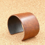 American Redwood Burl Bangle, Wooden Bentwood Bracelet-Cuff Made in Melbourne, Australia