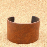 American Redwood Burl Bangle, Wooden Bentwood Bracelet-Cuff Made in Melbourne, Australia