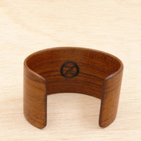 Wooden Bracelet Teak Made in Melbourne Australia Cuff