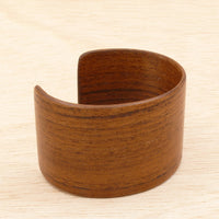 Wooden Bracelet Teak Made in Melbourne Australia Cuff