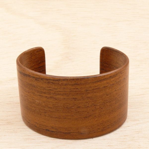 Wooden Bracelet Teak Made in Melbourne Australia Cuff