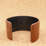 American Redwood Burl Bangle, Wooden Bentwood Bracelet-Cuff Made in Melbourne, Australia