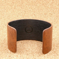 American Redwood Burl Bangle, Wooden Bentwood Bracelet-Cuff Made in Melbourne, Australia