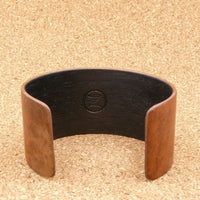 American Redwood Burl Bangle, Wooden Bentwood Bracelet-Cuff Made in Melbourne, Australia